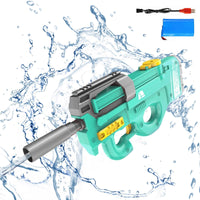 Thumbnail for New P90 Electric Water Gun High-Tech Kids Toys Outdoor Beach Pool Large Capacity Summer Gel Blasting Water Gun For Adults