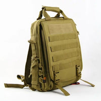 Thumbnail for Army fan tactical camouflage backpack shoulders