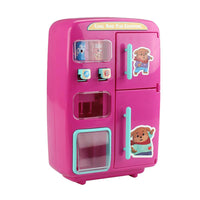 Thumbnail for Kitchen Refrigerator Toy Fridge Playset With Play Food Set Pretend For Kids