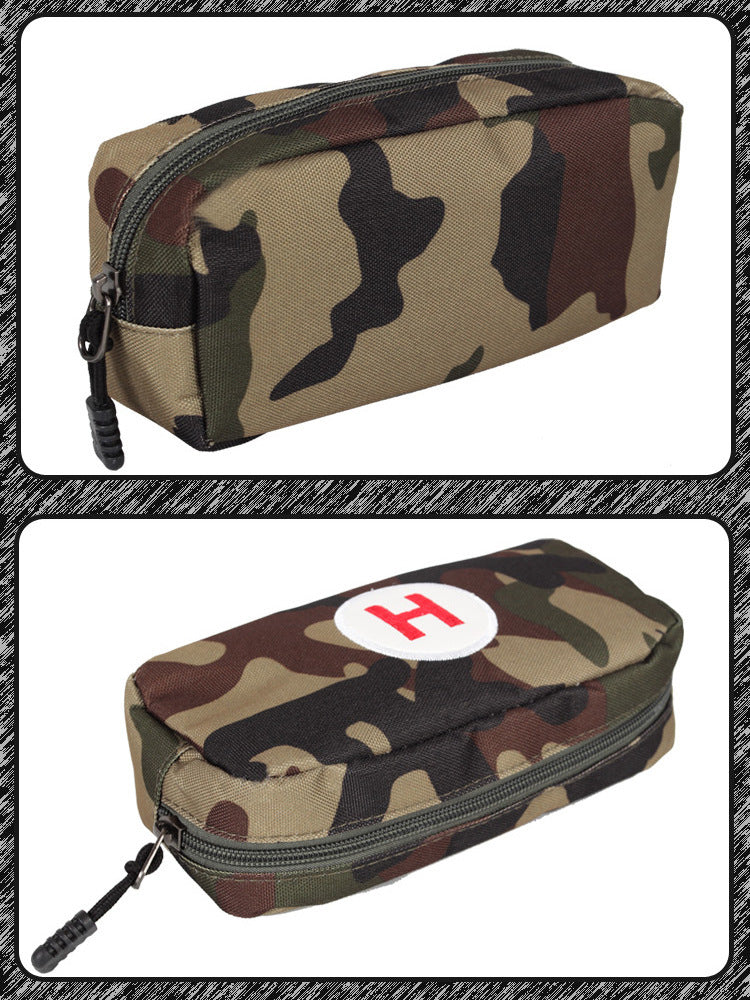 Camouflage first aid bag