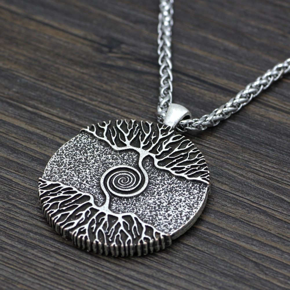 World tree double-sided pendant