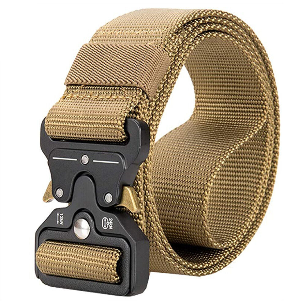 PREMIUM Men Casual Military Belt Tactical Waistband Rescue Rigger Nylon Belt USA